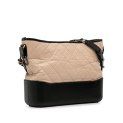 Medium Bicolor Lambskin Gabrielle Crossbody