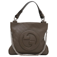 Gucci Blondie NM Tote Diagonal Quilted Leather