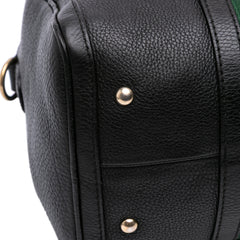 Calfskin Web Joy Boston Bag