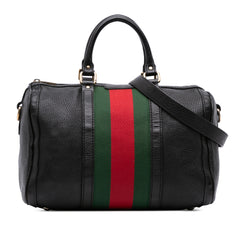 Calfskin Web Joy Boston Bag