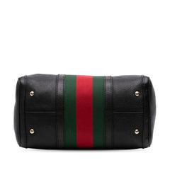 Calfskin Web Joy Boston Bag