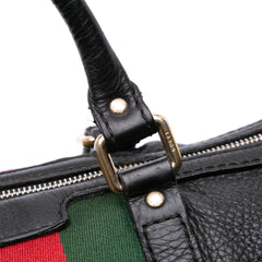 Calfskin Web Joy Boston Bag