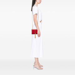 Small Leather Monogram Kate Tassel Crossbody