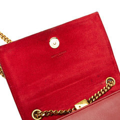 Small Leather Monogram Kate Tassel Crossbody