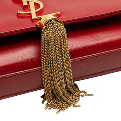 Small Leather Monogram Kate Tassel Crossbody