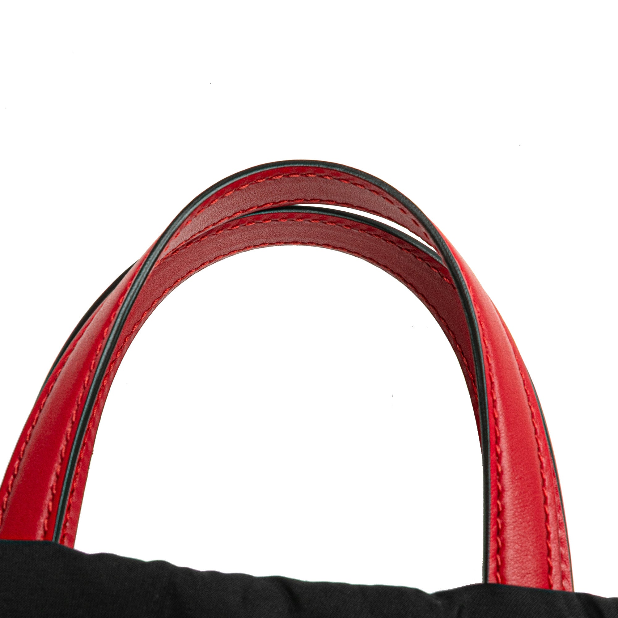 Leather Gucci Ghost Drawstring Backpack