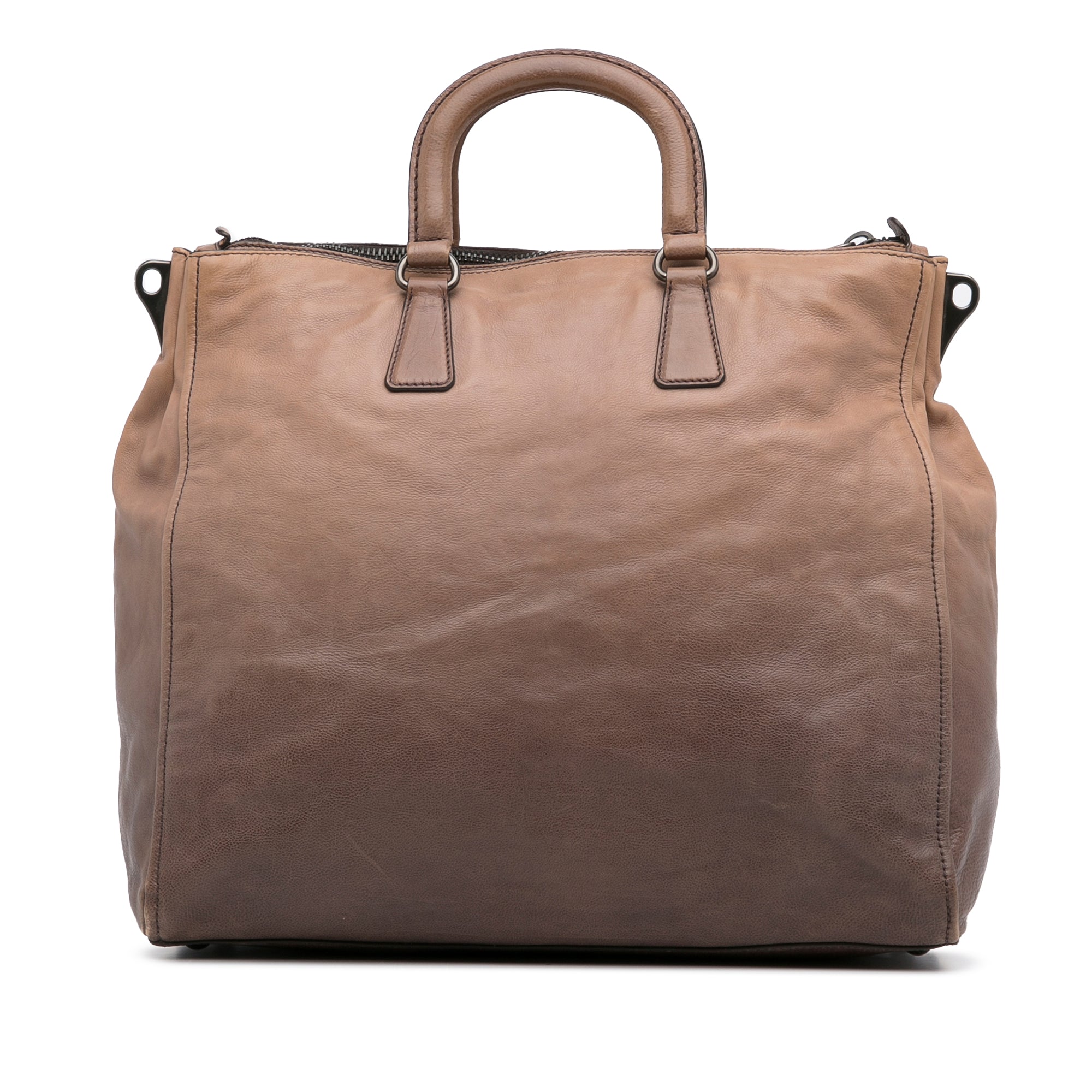 Glace Calf Ombre Leather Satchel_2