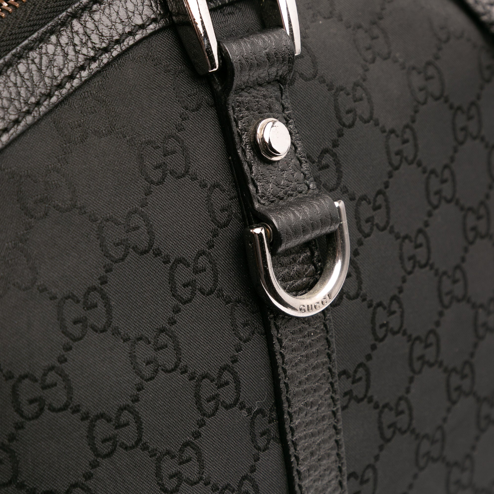 Large GG Canvas Charm Dome Satchel
