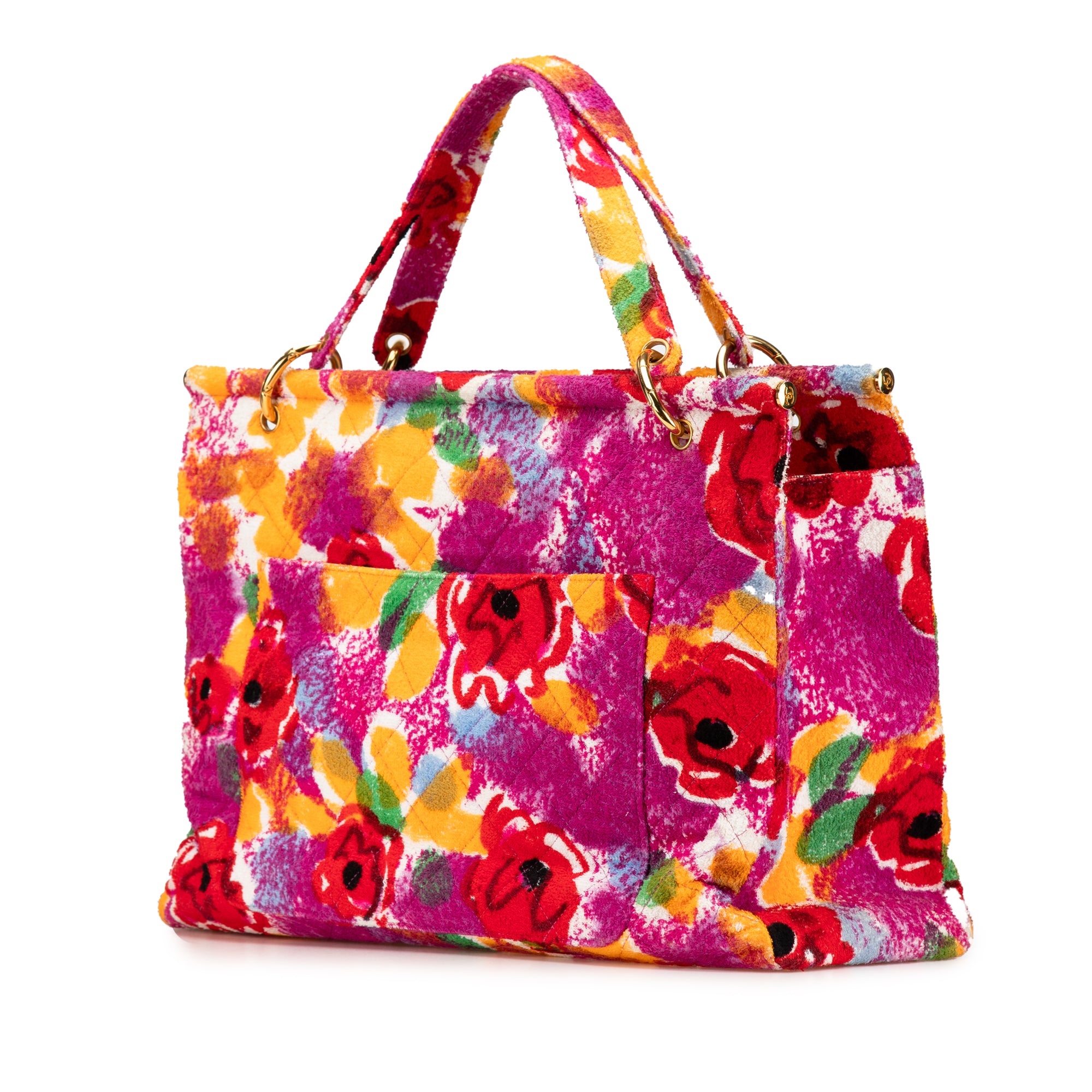 CC Quilted Cotton Floral Frame Tote