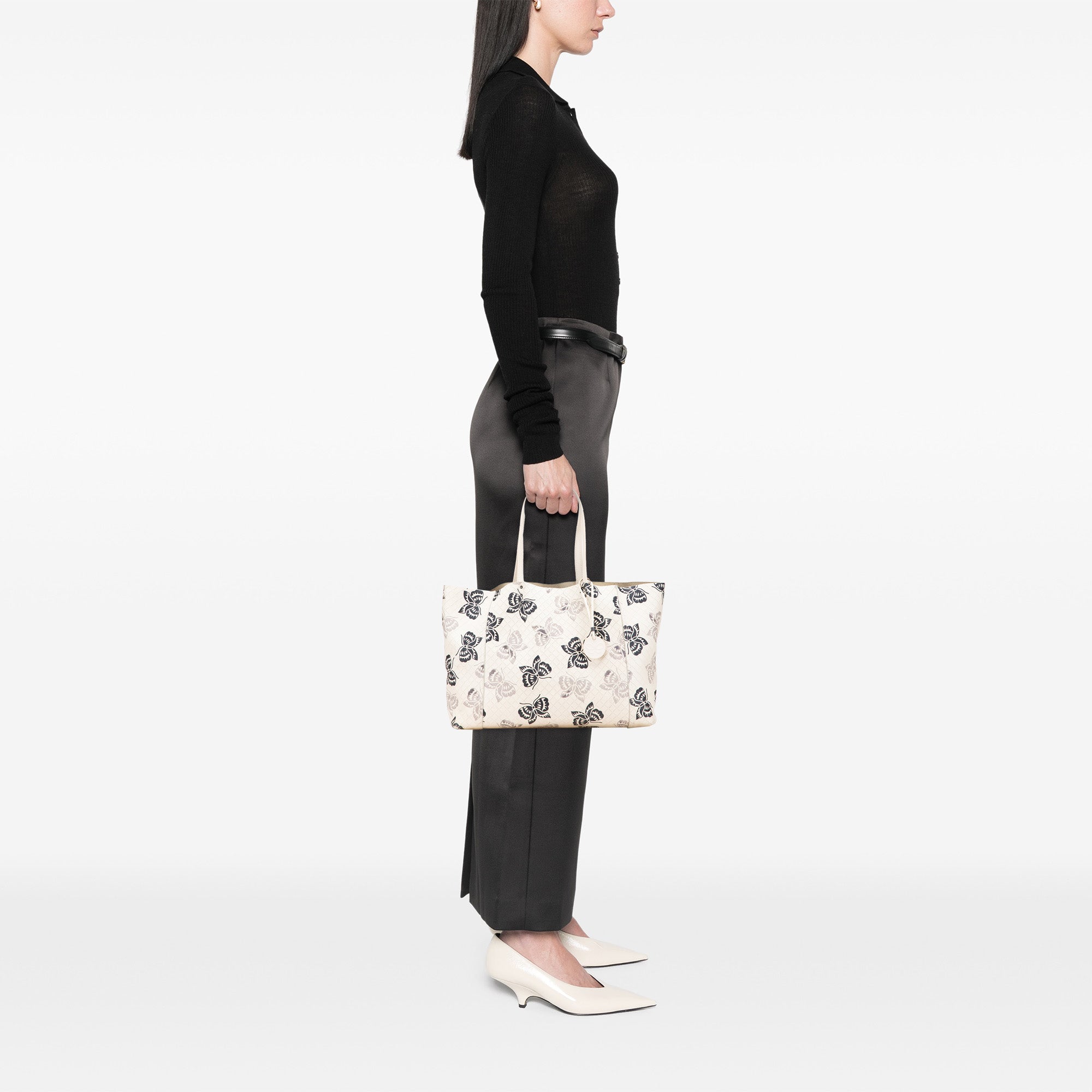 Nappa Intrecciomirage Butterfly Tote