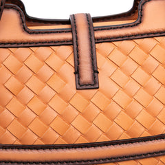 Calfskin Intreccio Border Sphere Tote