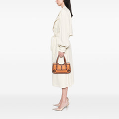 Calfskin Intreccio Border Sphere Tote