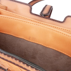 Calfskin Intreccio Border Sphere Tote