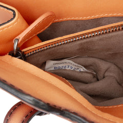 Calfskin Intreccio Border Sphere Tote