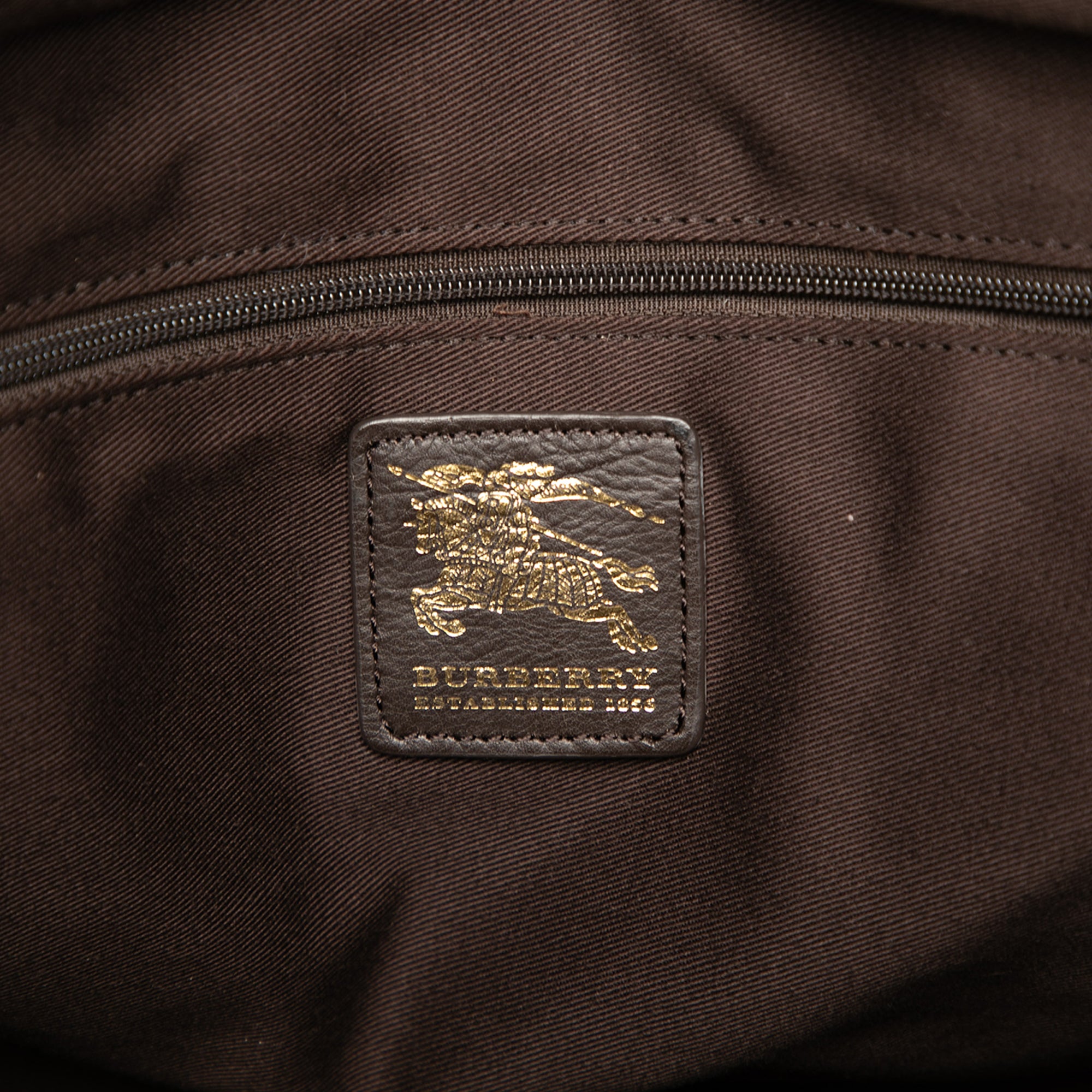 Tonal Check Canvas Tote