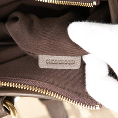 Tonal Check Canvas Tote