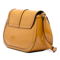 Microguccissima Patent Stirrup Crossbody