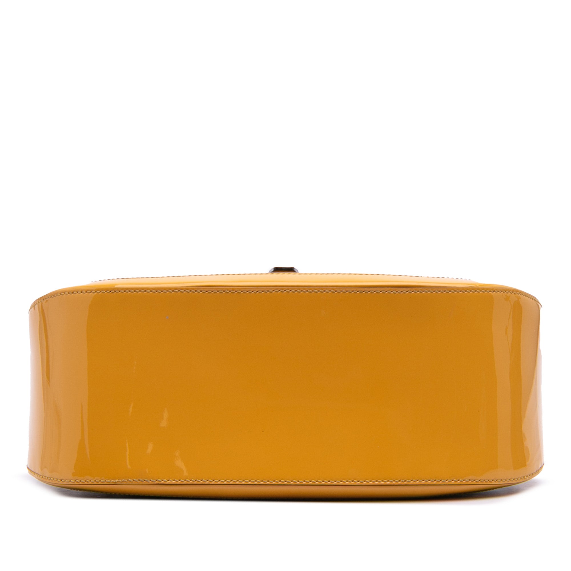 Microguccissima Patent Stirrup Crossbody