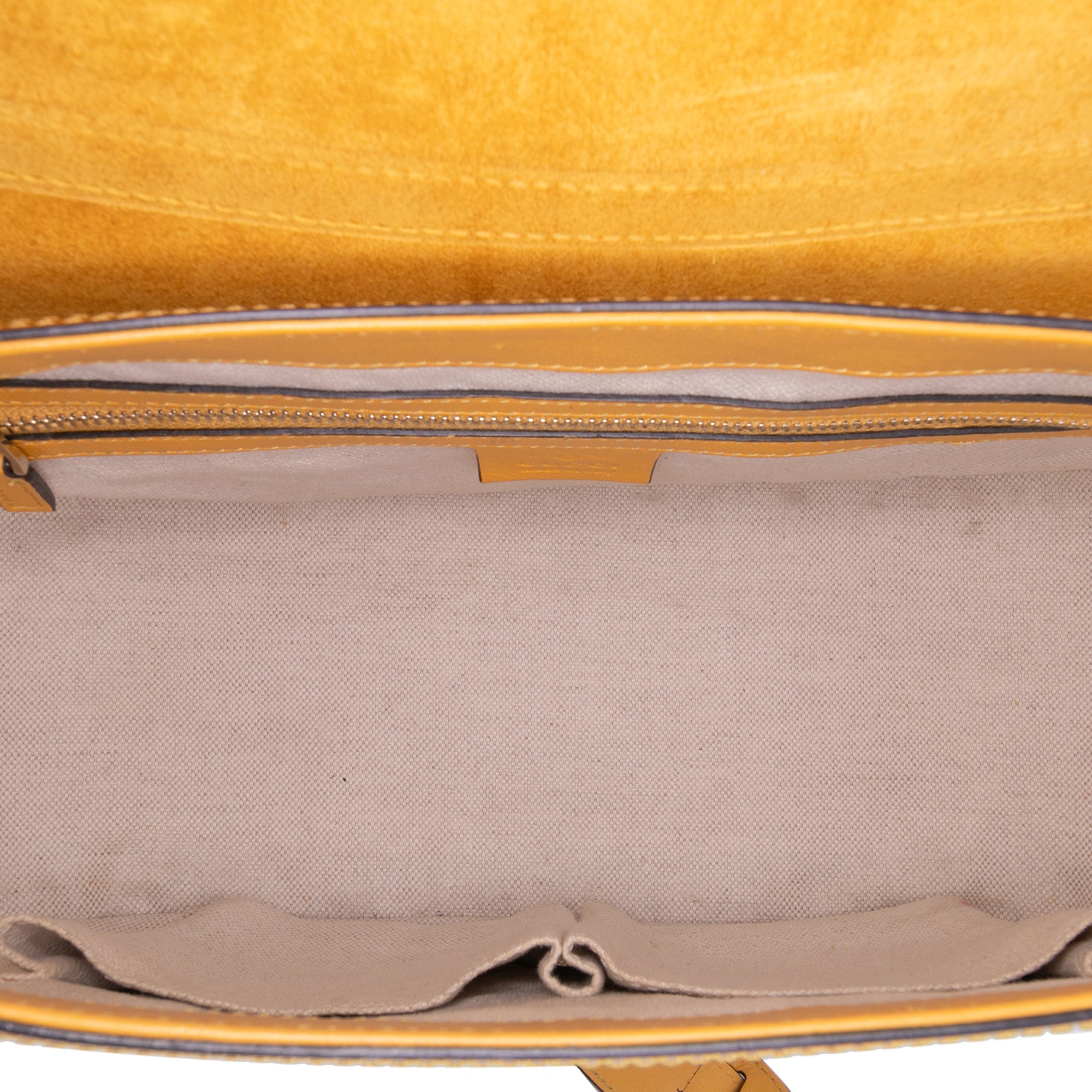 Microguccissima Patent Stirrup Crossbody