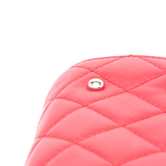CC Quilted Lambskin Kisslock Frame Flap Tote