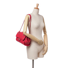 CC Quilted Lambskin Kisslock Frame Flap Tote