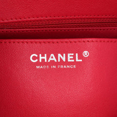 CC Quilted Lambskin Kisslock Frame Flap Tote