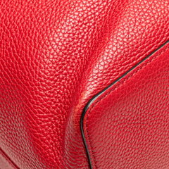 Large Pebbled Calfskin Soho Convertible Hobo