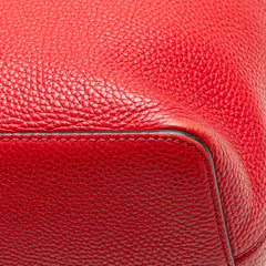 Large Pebbled Calfskin Soho Convertible Hobo