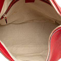 Large Pebbled Calfskin Soho Convertible Hobo