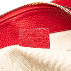 Large Pebbled Calfskin Soho Convertible Hobo