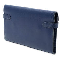 Grain d’H Leather Kelly Longue Wallet