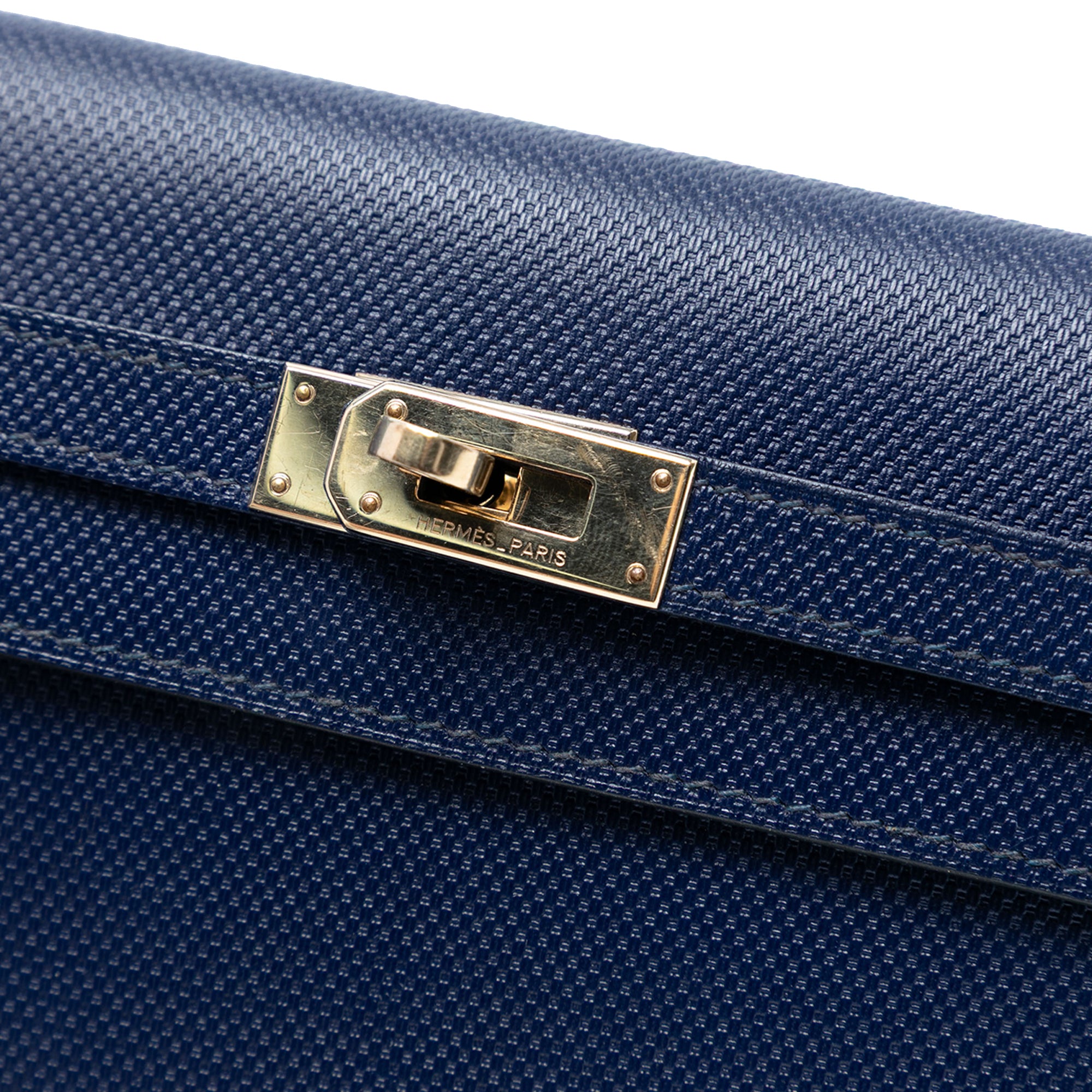 Grain d’H Leather Kelly Longue Wallet