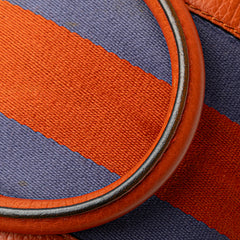 Small Leather Web Joy Boston Bag