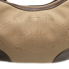 Canvas Canapa Logo Shoulder Bag