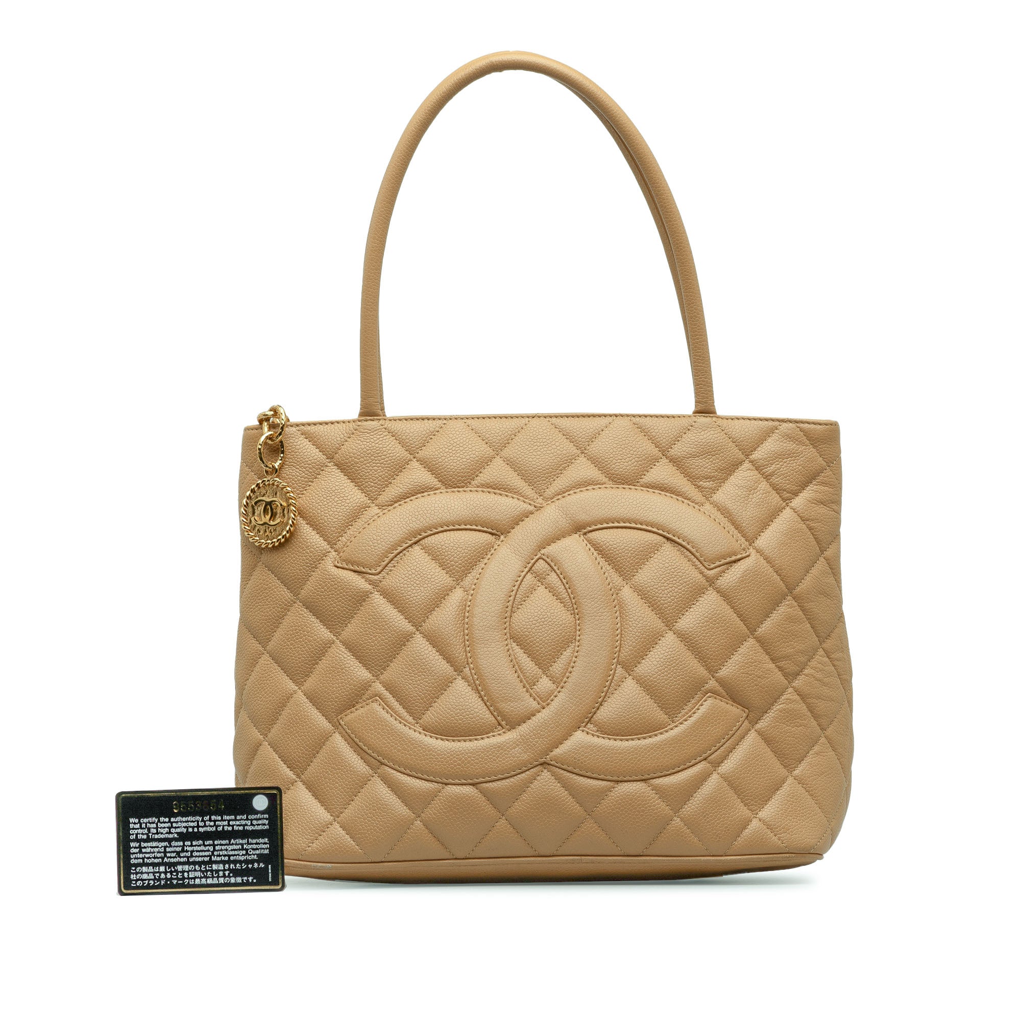 Caviar Medallion Tote