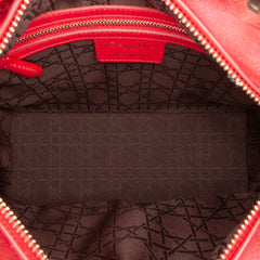 Medium Lambskin Cannage Lady Dior