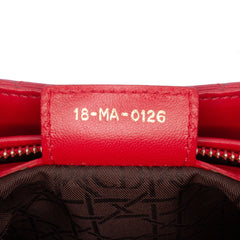 Medium Lambskin Cannage Lady Dior