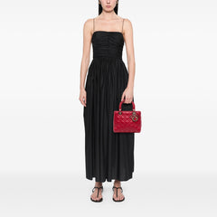 Medium Lambskin Cannage Lady Dior