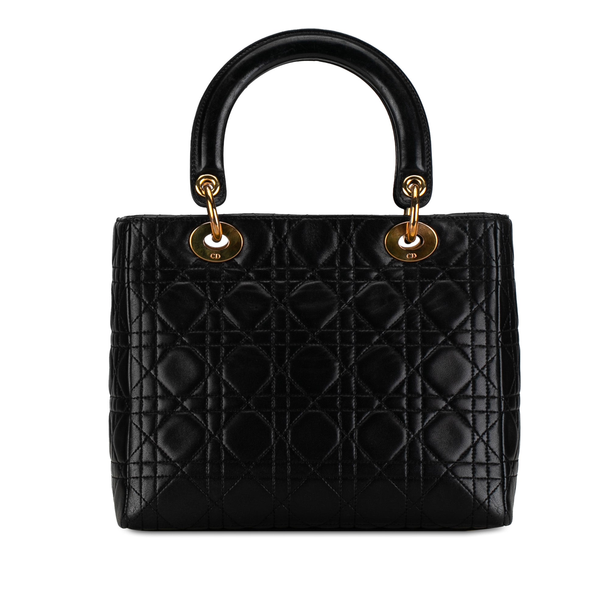 Medium Lambskin Cannage Lady Dior_0