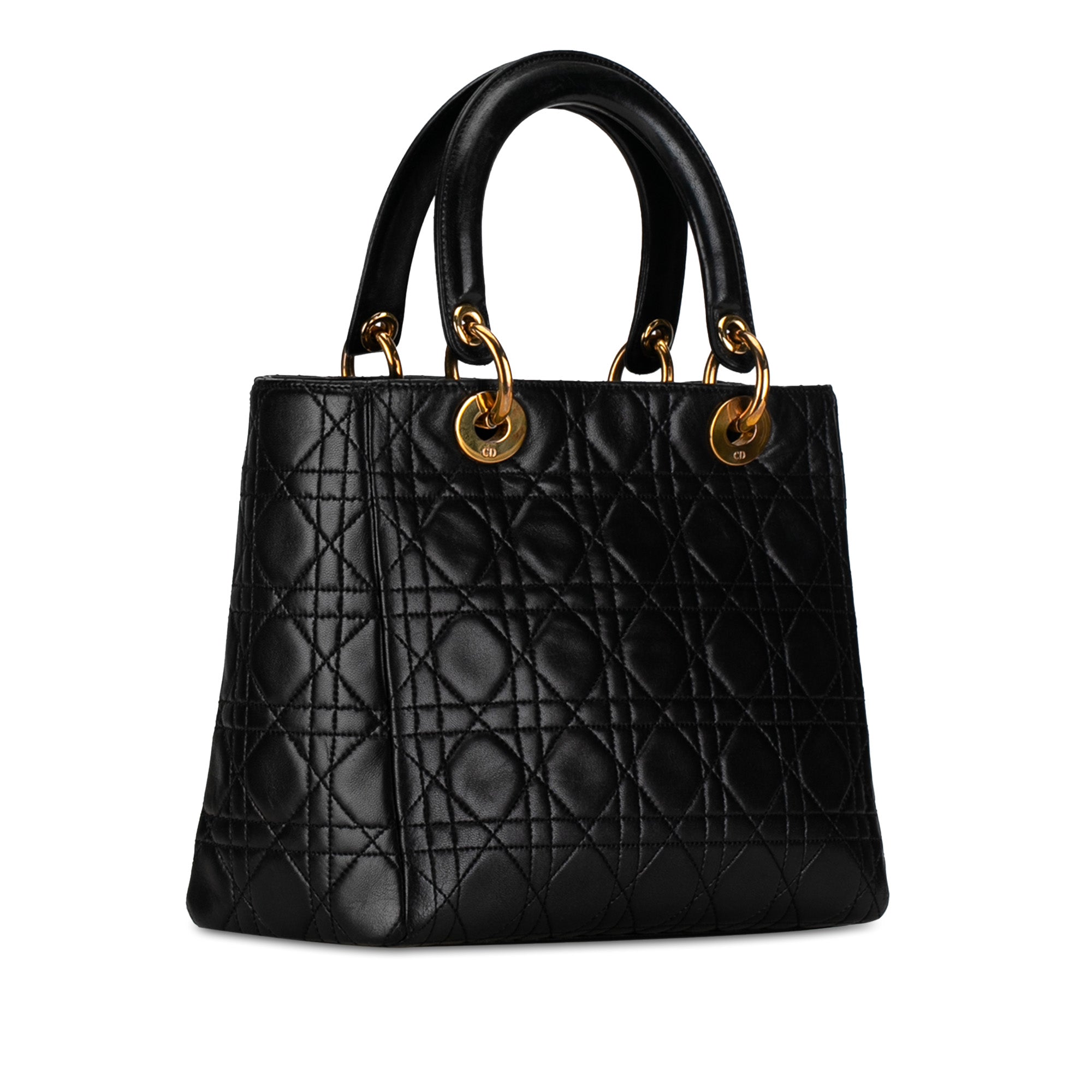 Medium Lambskin Cannage Lady Dior_1