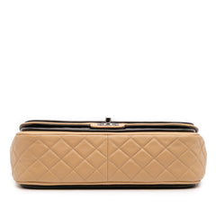 Jumbo Classic Bicolor Lambskin Twist Flap