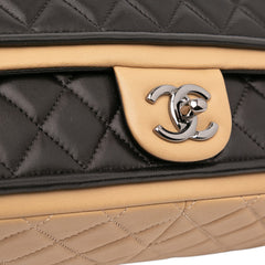 Jumbo Classic Bicolor Lambskin Twist Flap