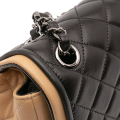 Jumbo Classic Bicolor Lambskin Twist Flap