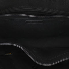 Quilted Iridescent Caviar Lady Pearly Flap