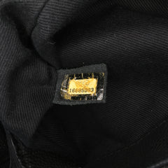 Quilted Iridescent Caviar Lady Pearly Flap