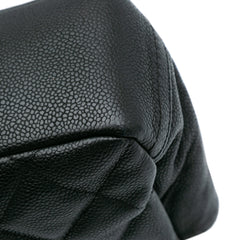 Quilted Iridescent Caviar Lady Pearly Flap