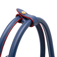 Medium Saffiano Cuir Double Satchel