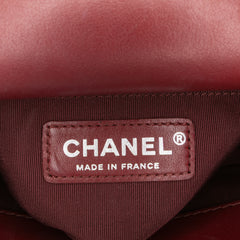 Small Calfskin Braided Chic Flap