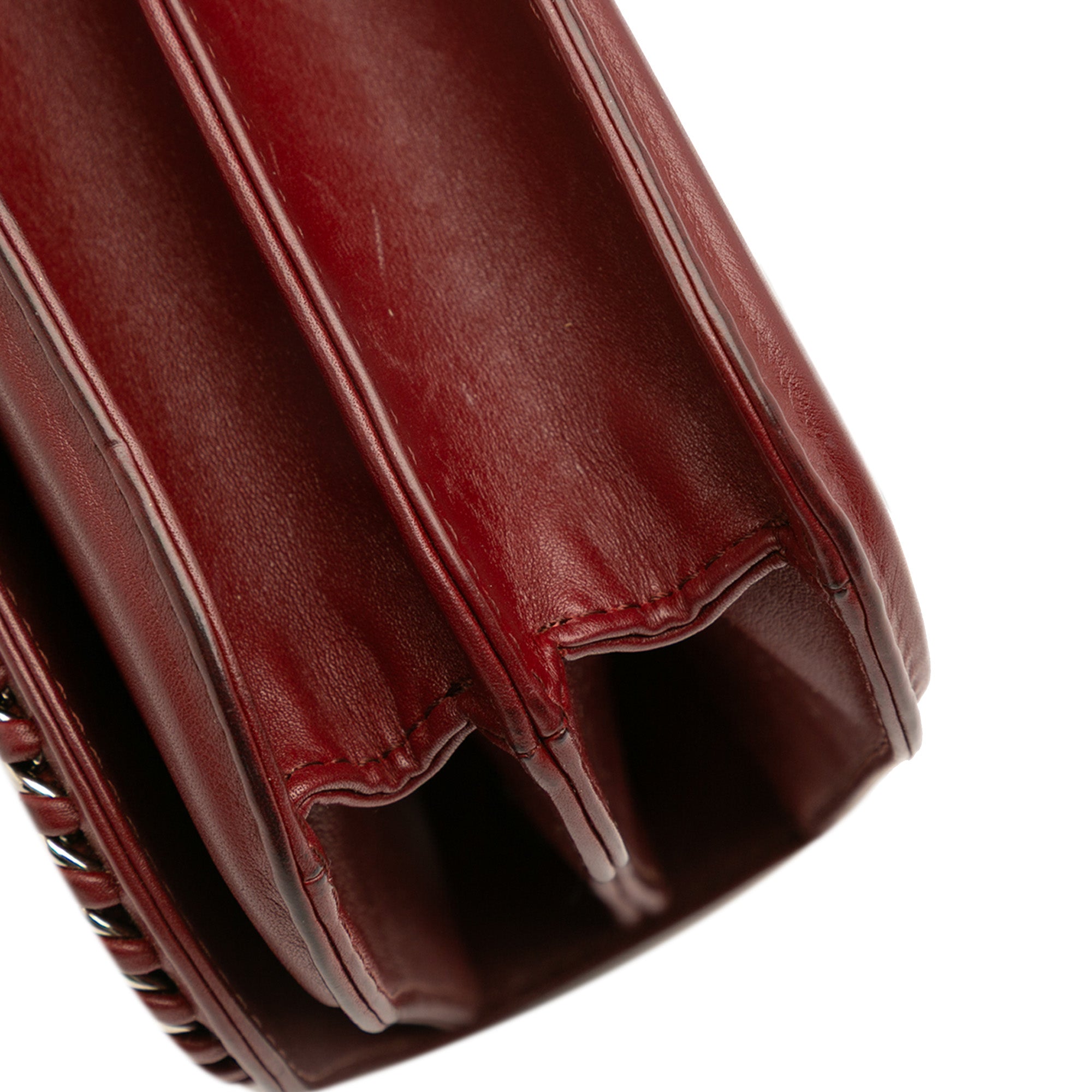 Small Calfskin Braided Chic Flap