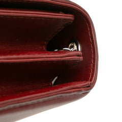 Small Calfskin Braided Chic Flap
